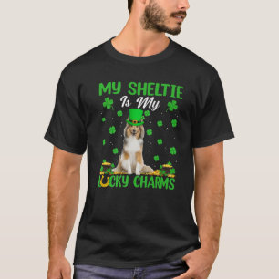 Mein Sheltie ist mein glücklicher Charms Sheltie D T-Shirt