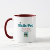 Mein Shih-Poo ist aller das! Tasse (Links)