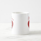 Mein sibirisches Husky-Valentin: Huskies der Liebe Kaffeetasse (Mittel)