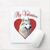 Mein sibirisches Husky-Valentin: Huskies der Liebe Mousepad (Mit Mouse)