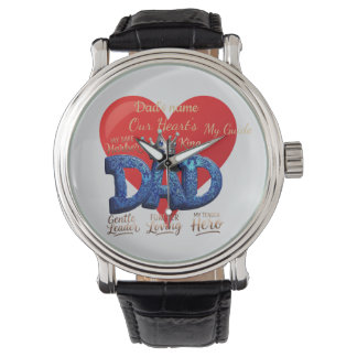 Mein sicherer Hafen Vatertag  Armbanduhr