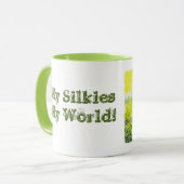 Mein Silkies - meine Welt! Tasse (Vorderseite Links)
