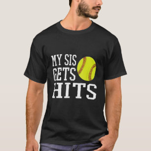 Mein Sis trifft auf Softball Brother Sister Softba T-Shirt