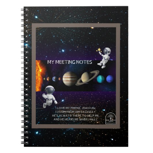 Mein Sitzungsbericht für JW Brothers Notizblock (Vorderseite)