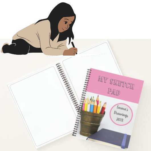 Mein Sketch-Pad für ihr Art Zeichnend Notebook Notizblock