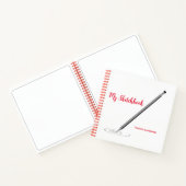 Mein Sketchbook mit Name Personalisierung Notizblock (Innenseite)
