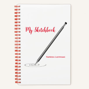 Mein Skizzenbuch & Notizen mit Namenspersonalisier Notizblock