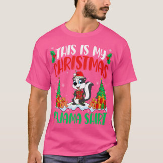 Mein Skunk Christmas Funny Skunk Lover Xmas T-Shirt