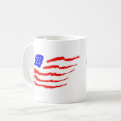 Mein Sohn behält Sie sicher! Kaffeetasse (Vorderseite Links)