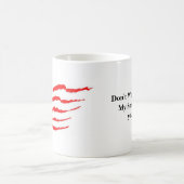 Mein Sohn behält Sie sicher! Kaffeetasse (Mittel)