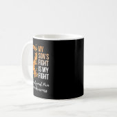 Mein Sohn bekämpft das komplexe regionale Schmerzs Kaffeetasse (Vorderseite Links)