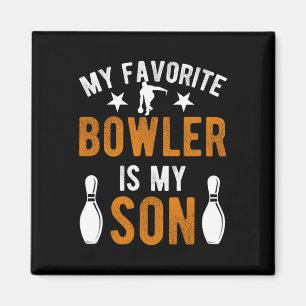 Mein Sohn Bowling Vater eines Bowler Vater Bowling Magnet