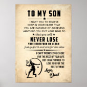 Mein Sohn glaubt tief in dir selbst. Poster (Vorne)