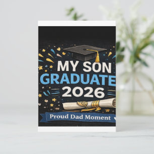 Mein Sohn hat 2026 abgeschlossen Begleitkarte