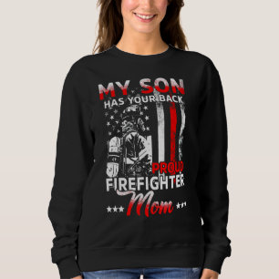 Mein Sohn hat deine Mama für den Feuerwehrmann. Sweatshirt
