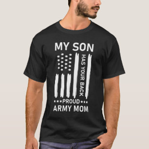 Mein Sohn hat die Mama der Back Proud Army - USA T-Shirt