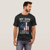 Mein Sohn hat die Mama der Back Proud Army - USA T-Shirt (Vorne ganz)