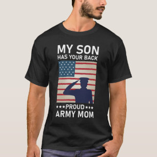 Mein Sohn hat die Mama der Back Proud Army - USA T-Shirt
