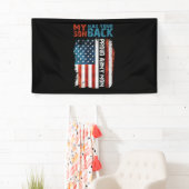 Mein Sohn hat Ihre Mama der hinteren, stolzen Arme Banner (Insitu)