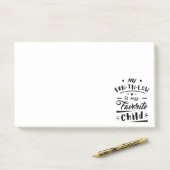 Mein Sohn im Gesetz ist mein Lieblingskind Post-it Klebezettel (Auf Schreibtisch)