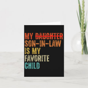Mein Sohn im Gesetz ist mein liebster Spaß - erset Karte