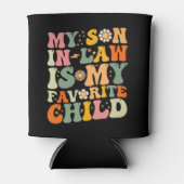 Mein Sohn im Jura ist mein Lieblingskind Retro Gro Dosenkühler (Vorderseite)