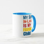 Mein Sohn im Jura ist mein liebster Kinderfunny Re Tasse (VorderseiteRechts)