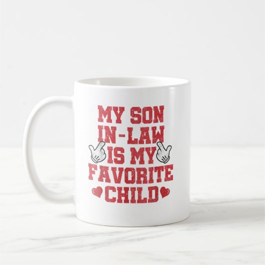 Mein Sohn im Jura ist mein liebster Kinderrückkehr Kaffeetasse (Links)