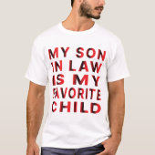 Mein Sohn im Jura ist mein liebstes Kind T-Shirt (Vorderseite)