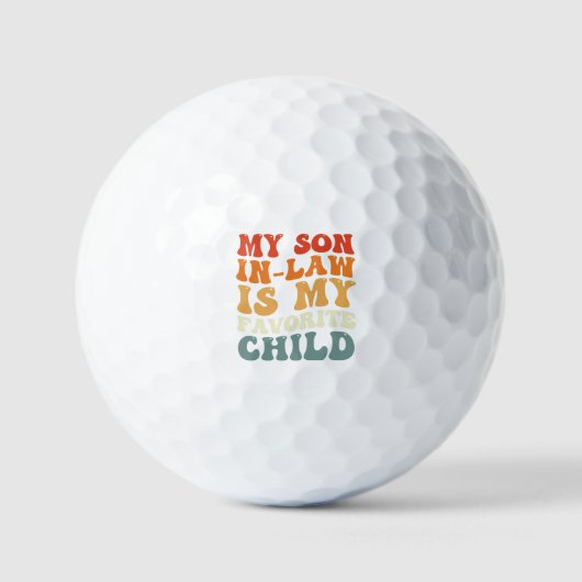 Mein Sohn im Jura ist meine Lieblingsfamilie Golfball (Vorderseite)