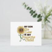 Mein Sohn im Jura ist meine Lieblingsfamilie Ma Postkarte (Stehend Vorderseite)