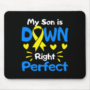 Mein Sohn ist absolut perfekt Down-Syndrom-Bewusst Mousepad