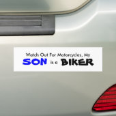 Mein Sohn ist Biker-Autoaufkleber Autoaufkleber (Auf Auto)