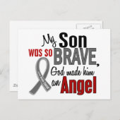 Mein Sohn ist ein Engel-1-Hirnkrebs Postkarte (Vorne/Hinten)