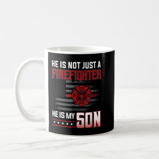 Mein Sohn ist ein Feuerwehrheldhelden, die Mama zu Kaffeetasse (Links)