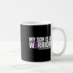 Mein Sohn ist ein Krieger-Hodenkrebs-Bewusstsein Kaffeetasse