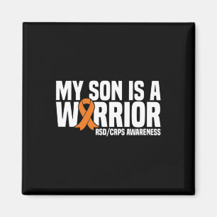 Mein Sohn ist ein Krieger Orange Ribbon Rsdcrps Aw Magnet