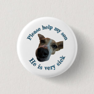 Mein Sohn ist hässlich Button