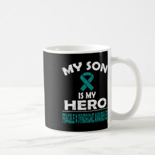 Mein Sohn ist mein Held Fragiles-X-Syndrom-Bewusst Kaffeetasse