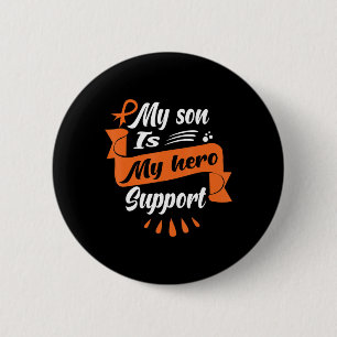 Mein Sohn ist mein Helden, der Leukämie Krebs-Bewu Button