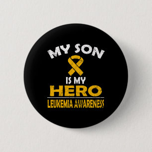 Mein Sohn ist mein Heldenleukämie-Bewusstsein im S Button