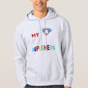 Mein Sohn ist mein Lieblingsheld Autismus Geschenk Hoodie