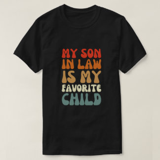 mein Sohn ist mein Lieblingskind - Funny Family T-Shirt