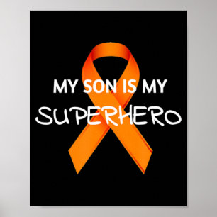MEIN SOHN IST MEIN SUPERHERO LEUKEMIA BEWUSSTSEIN POSTER