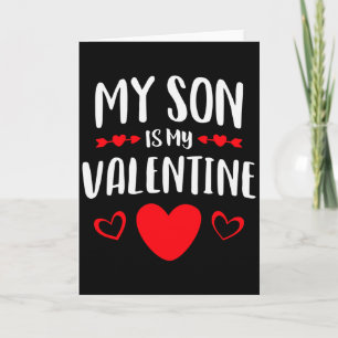 Mein Sohn ist mein Valentins-Shirt Mutter Vater Va Karte