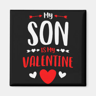 Mein Sohn ist mein Valentins-Shirt Süße Mom Dad Va Magnet