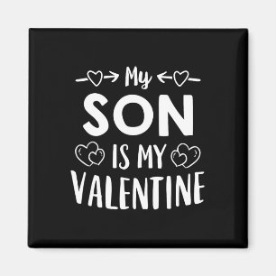 Mein Sohn ist mein Valentins-Shirt Süße Mom Dad Va Magnet