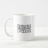 Mein Sohn ist Pilot Kaffeetasse (Links)