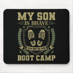Mein Sohn ist tapfer und auf dem Weg in das Bootca Mousepad