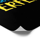 Mein Sohn ist unten rechts Perfect Down Syndrom Poster (Ecke)